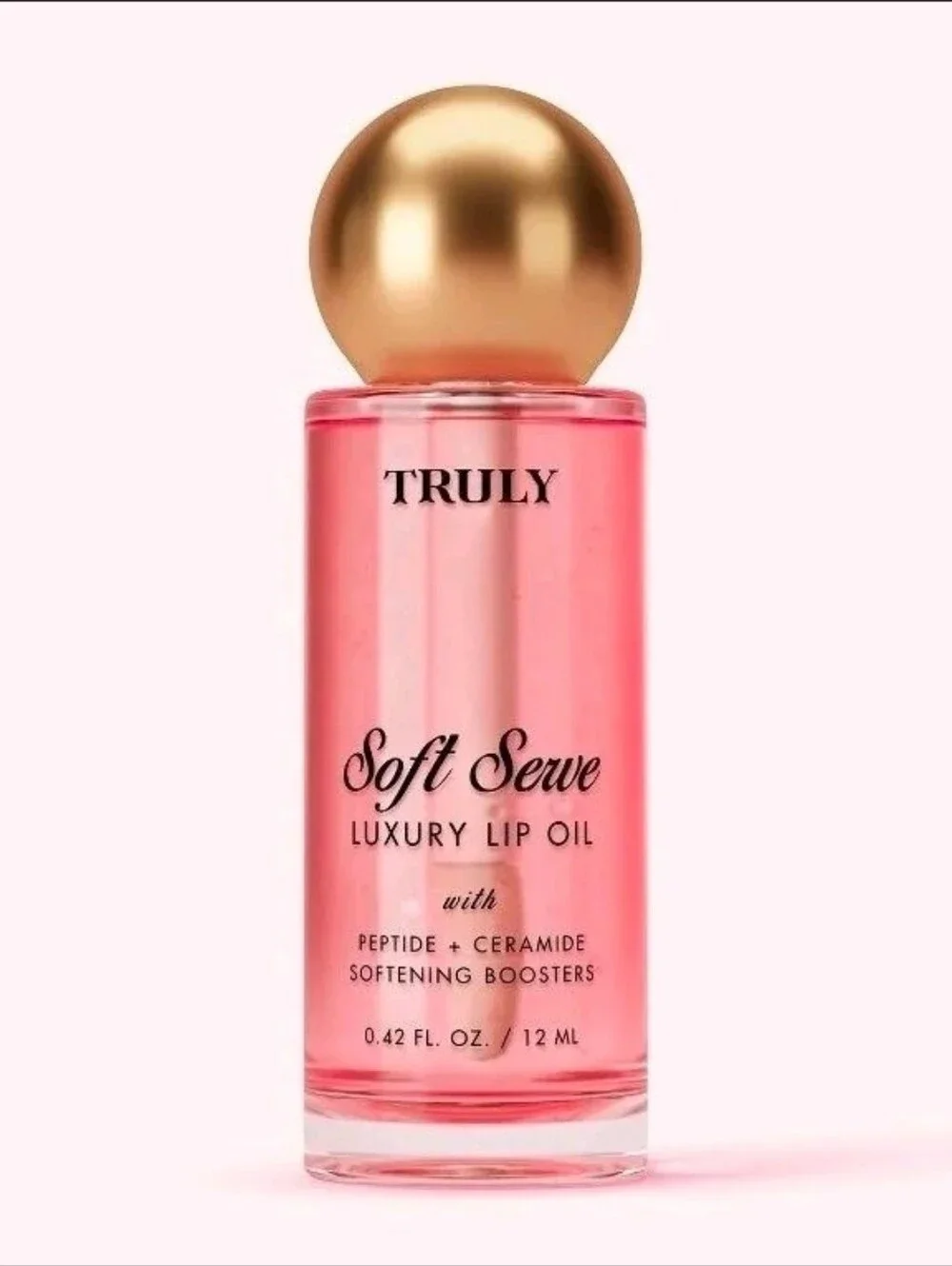 4 x Truly Luxury Lip Oils Soft Serve, Cherry Baby, Glazed Donut x 2 Sealed!